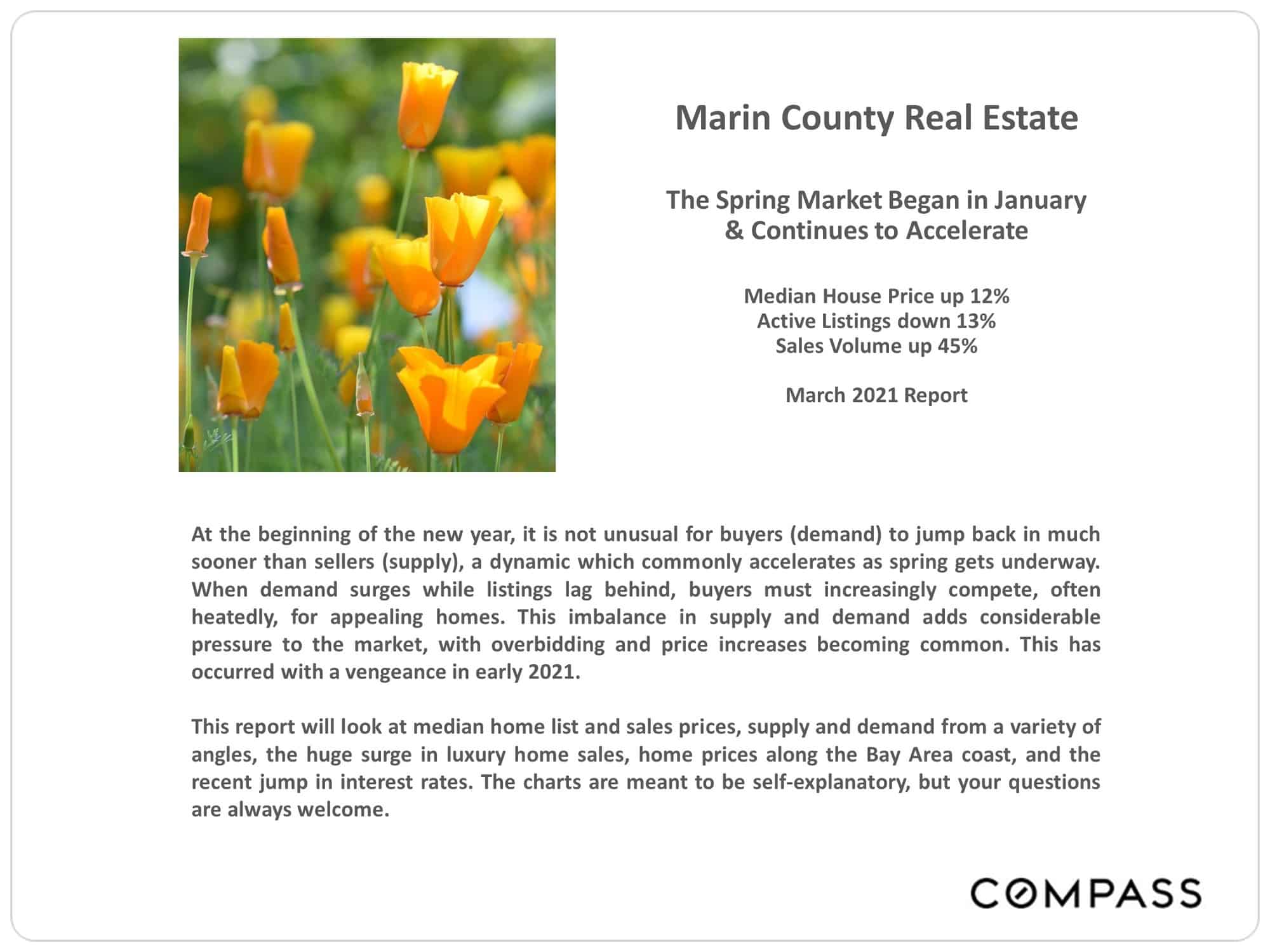 Marin March 2021 Real Estate Market Report